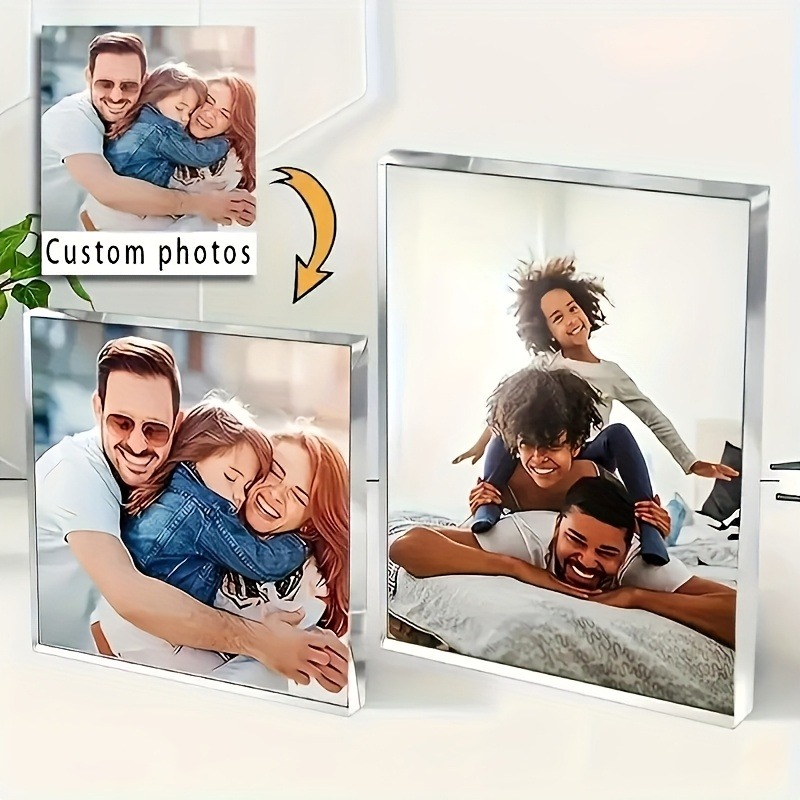 บล็อกอะคริลิคใสพร้อมรูปภาพส่วน - Photo Acrylic Block บทวิจารณ์และราคา